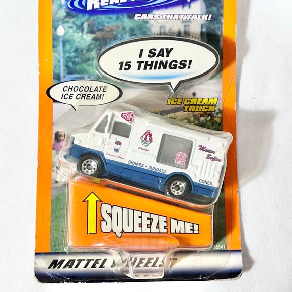 Vintage Matchbox Real Talkin' Ice Cream Truck 1998 White Die Cast New - Picture 3 of 5